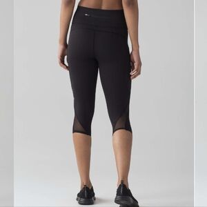 Lululemon Pace Perfect Crop (17")Black